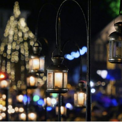 Lanterns at Dunster By Candlelight