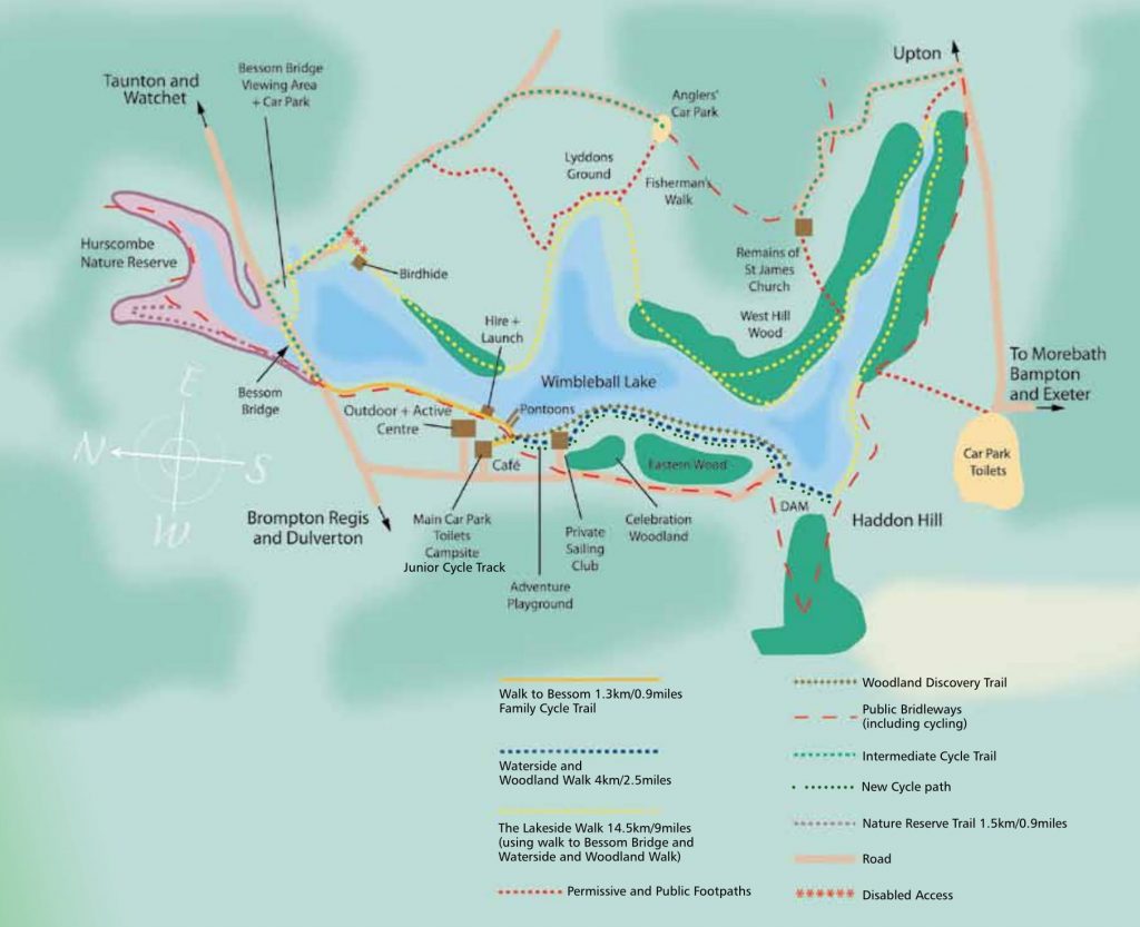 Wimbleball Lake Map