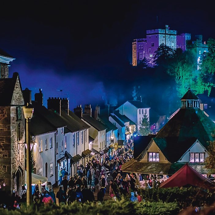Dunster a glow - Exmoor Christmas Things to Do