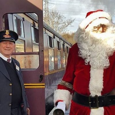 Father Christmas by the Santa Special - Exmoor Christmas Things to Do