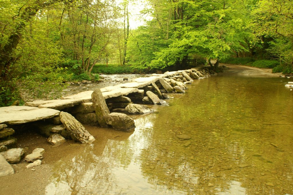 Walking from Tarr Steps