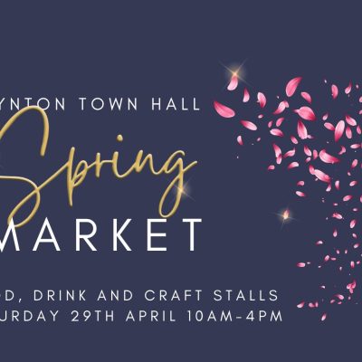 Lynton Town Hall Spring Market Poster