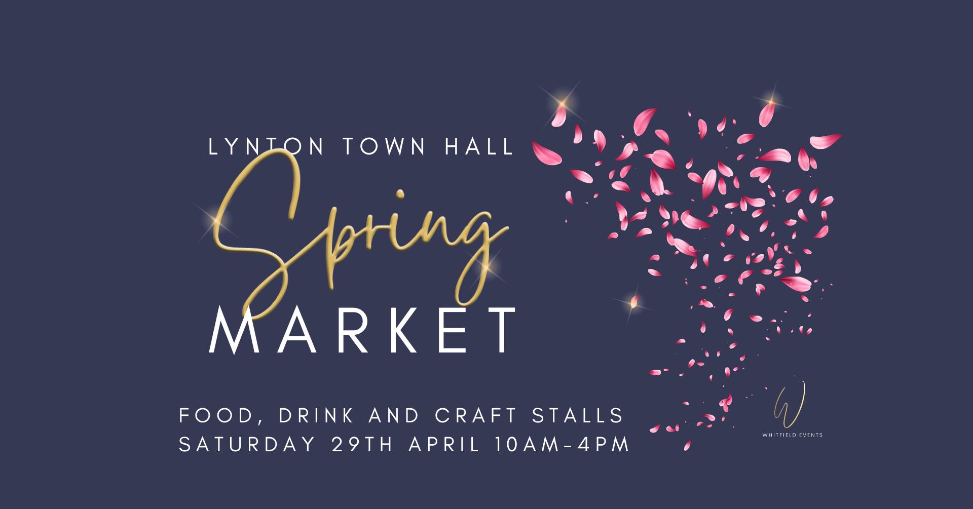 Lynton Town Hall Spring Market Poster