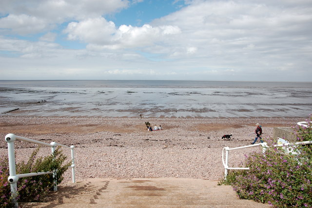 Blue anchor beach