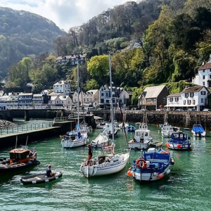 Lynmouth harbour