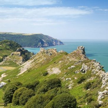 Coastline at the Valley of the Rocks