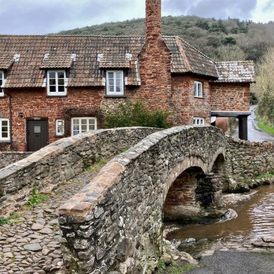 Allerford Bridge the perfect romantic postcard image for Valentine's Day