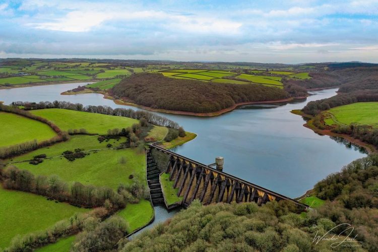 Wimbleball Lake from above