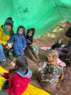 Tent Time for Forest Catkins