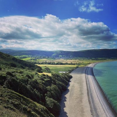 The beach near Porlock (Bossington Bay)