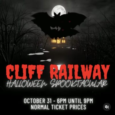2022 Cliff Railway Halloween Spootacular Poster