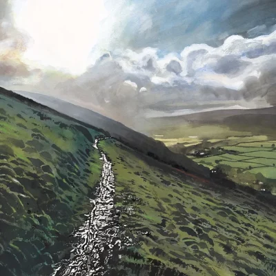 Leo Davey Exmoor Painting