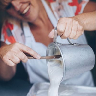 Exmoor marshmallows in the making