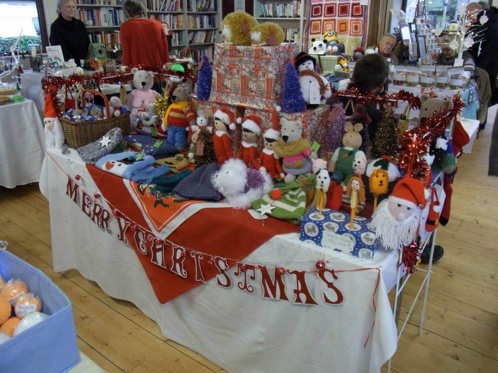 Toys for sale at the Allerford & Selworthy Christmas Fair