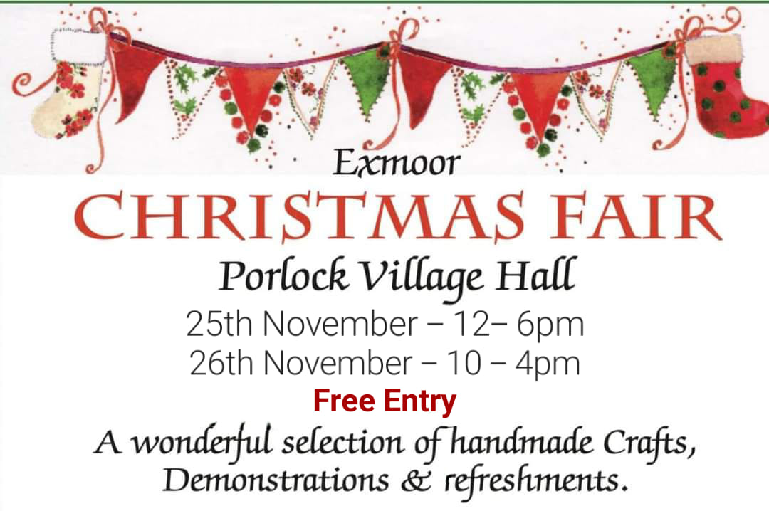 Exmoor Christmas Fair 2023 Poster