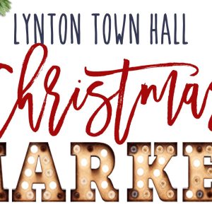 Lynton Town Hall Christmas Market Poster