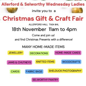 Allerford Christmas Fair 2023 poster