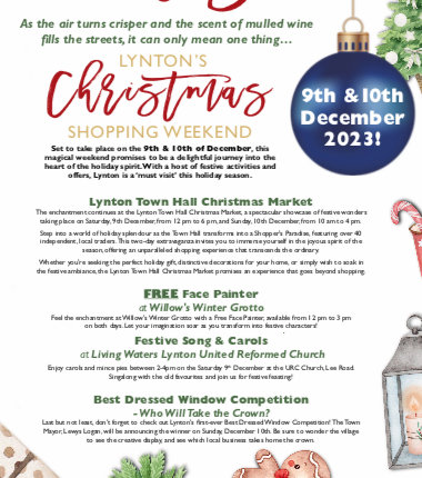 Lynton Christmas Festivities Details