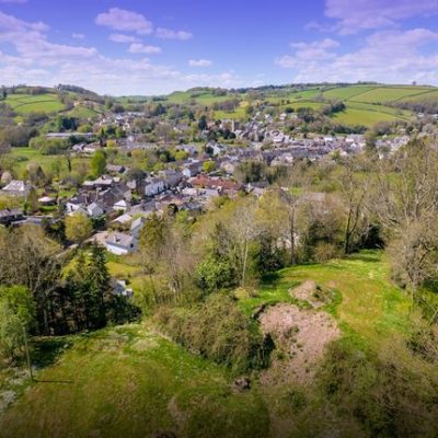 Aerial view of Dulverton