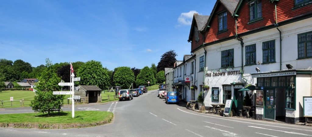 Exford village