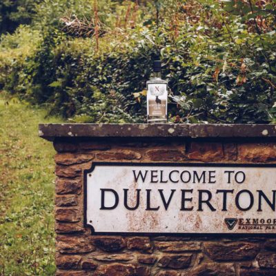 Welcome To Dulverton Sign w. Northmoor Gin!