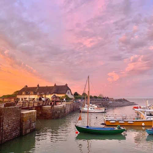 Sunset at Porlock Weir