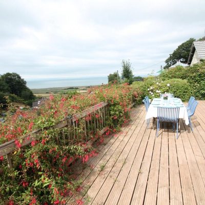 Outside dining @ West Wind, Porlock