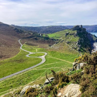 Valley view at The Valley of The Rocks