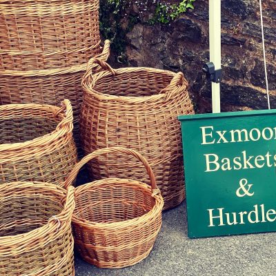 Exmoor Baskets & Hurdles for sale at Dulverton Farmers Market