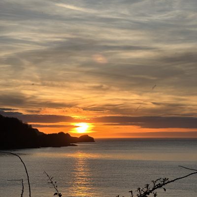 Exmoor Sunset at Sea - Photo by: @lozsleisure