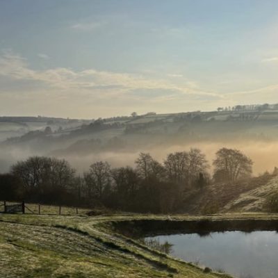 Dulverton Countryside in Mist