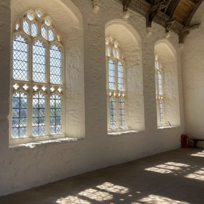 Windows in the refectory