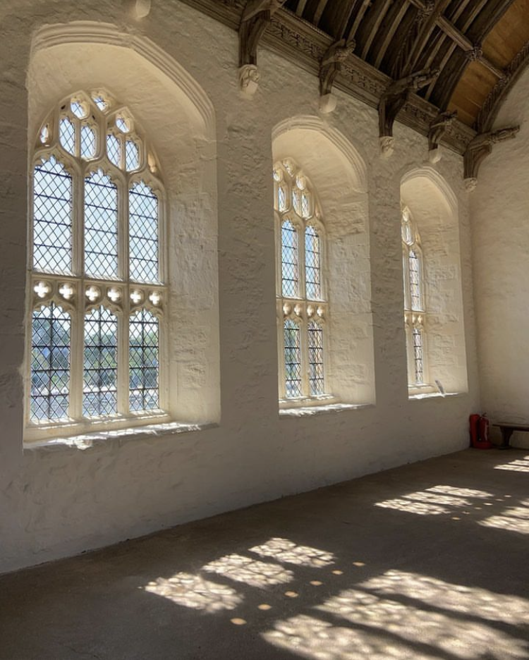 Windows in the refectory