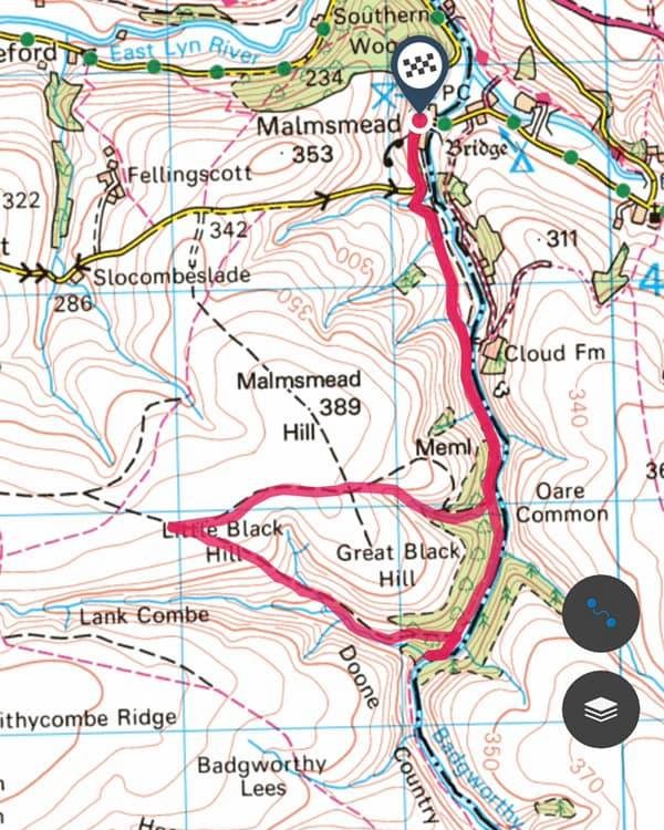 map of walk