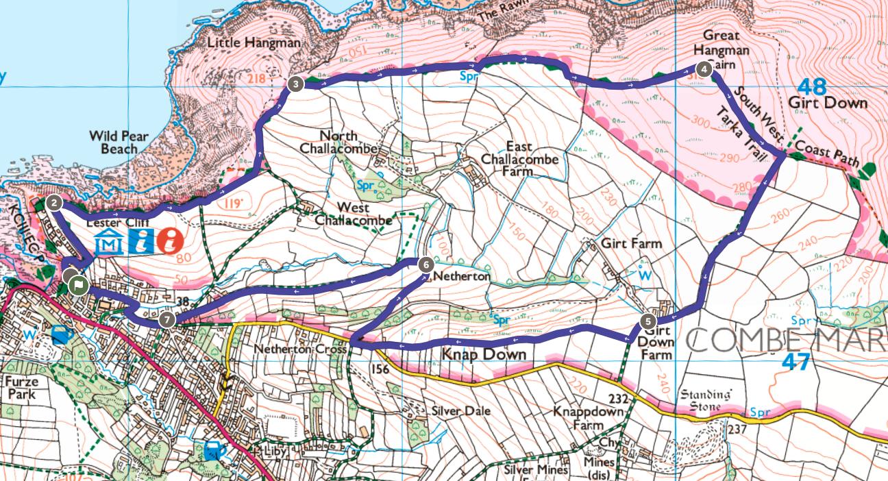 Combe Martin circular walk