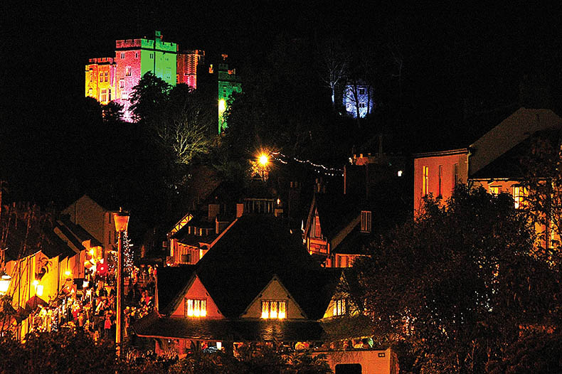 Dunster by candlelight